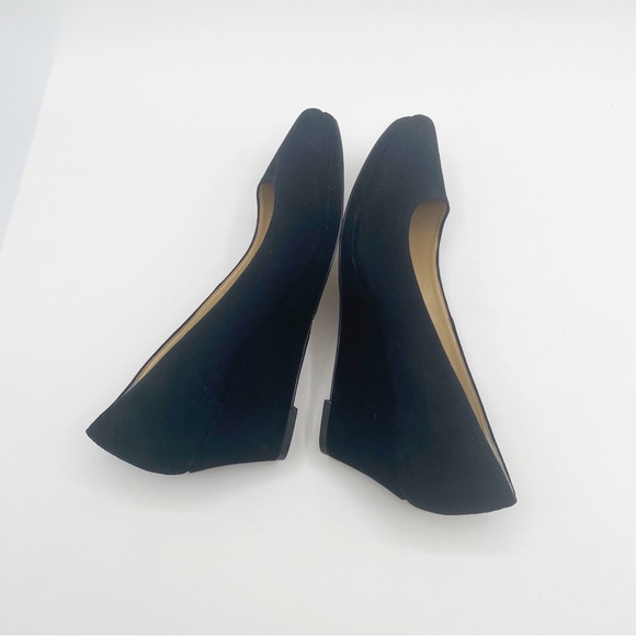 Talbots Elegant Black Women's Wedge Shoes Stylish Cute Size 6.5 - Picture 4 of 8